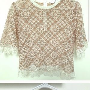 Sandro Paris Lace Top
